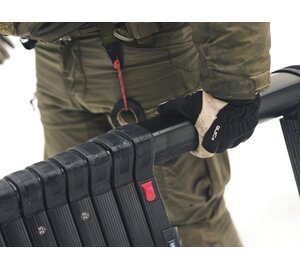 Teleskopleiter Rescueline 4,1m black Tragen-Detail | © MUNK GmbH