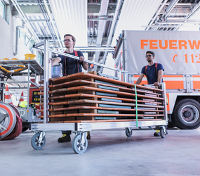Chariot de transport pour équipement de fête | © MUNK GmbH