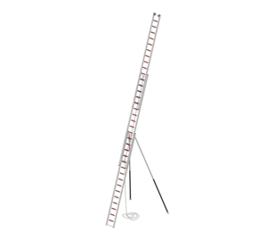 Rope ladder 3x15 rungs with supports partially inserted | © MUNK GmbH