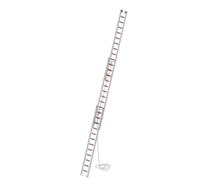 Rope ladder 3x12 rungs without supports, partially inserted | © MUNK GmbH