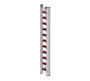 Rope ladder 3x11 rungs without supports, retractable | © MUNK GmbH
