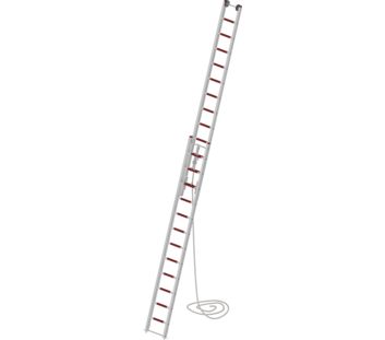 Seilzugleiter 2-teilig EN 1147 2x12 Sprossen ohne Stützen | © MUNK GmbH