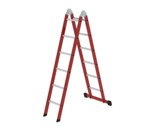 Échelle de maintenance des appareils en rouge | © MUNK GmbH