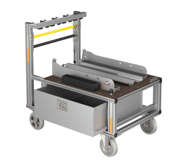 Pompe portable RC avec tuyaux d'aspiration verticaux | © MUNK GmbH