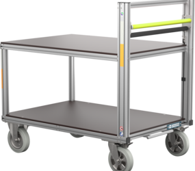 Universal mobile container with 2 platforms, low | © MUNK GmbH