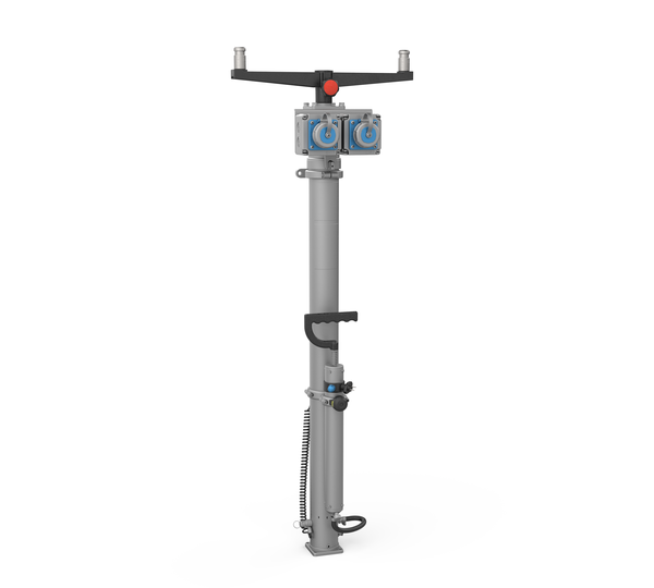 Lamp pole 3 m for mobile container power-light | © MUNK GmbH