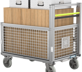 Mobile container scaffolding timber view 2 | © MUNK GmbH