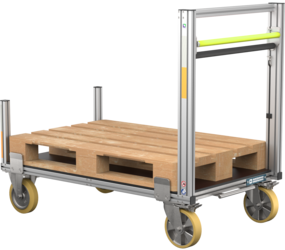 Mobile container platform with corner supports | © MUNK GmbH