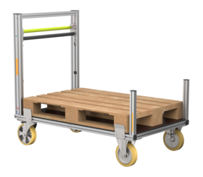 Mobile container with platform and side flaps | © MUNK GmbH