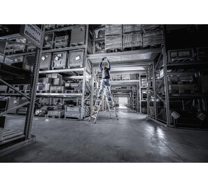 Stepladder 2x4 steps, plug-in with plug-in section | © MUNK GmbH