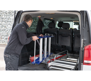 Platform ladder push-in space-saving transport | © MUNK GmbH
