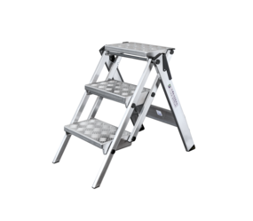 Marchepied compact ML, 3 mar., design quintett alu | © MUNK GmbH
