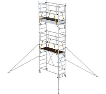 Échaf. pliant SG 1,80x0,75 m, av stab., ht. PF 4,04 m | © MUNK GmbH