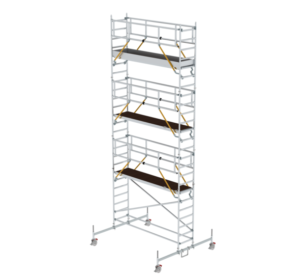 Mobile scaffolding SG 0.75 × 3 m with chassis bar, pfh 6.62 m | MUNK Group