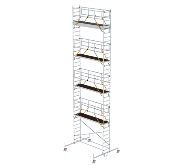 Fold.scaff. SG 3,00x0,75 m, w. chass.bar, pf H=9,70 m | © MUNK GmbH