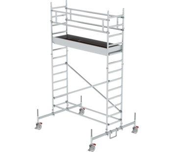 Mob.scaff. 0.75x2.45m chass.bar,pf H=3.45m | © MUNK GmbH