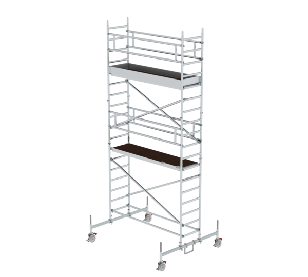 Mob.scaff. 0.75x2.45m chass.bar,pf H=4.45m | © MUNK GmbH