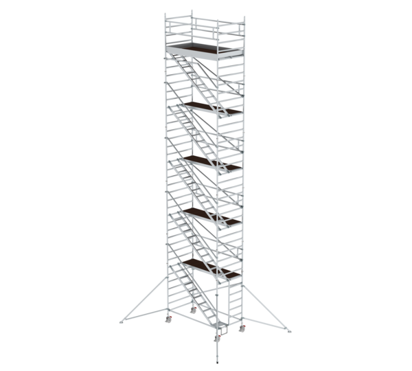 Mob. scaf. 1.35x2.45 m,incl. asc/outr.pf H=10.35 m | © MUNK GmbH