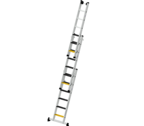 Multi-purpose ladder with steps, 3-section | © MUNK GmbH