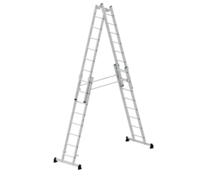 Double-sided ladder 4-sec.w.nivello stab. 4x8 rgs | © MUNK GmbH