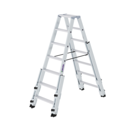 Stufen-Stehleiter treppengängig 2x7 Stufen | © MUNK GmbH