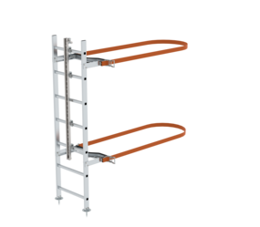 Two-pole mast ladder, lower section 2.0 m, 7 rungs | © MUNK GmbH