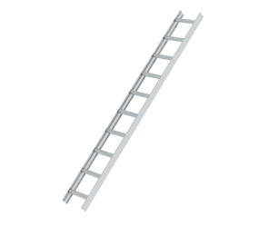 Dachleiter Alu Natur, 10 Sprossen | © MUNK GmbH