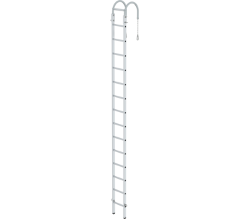 Sprossen-Mast-Hängeleiter , 4,38m, 14 Sprossen | © MUNK GmbH
