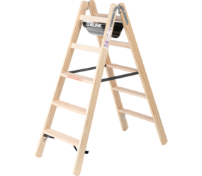 Stufen-Stehleiter Holz | © MUNK GmbH