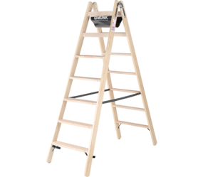 Stufen-Stehleiter Holz | © MUNK GmbH