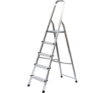 Household ladder, single-sided access, 5 steps | © MUNK GmbH