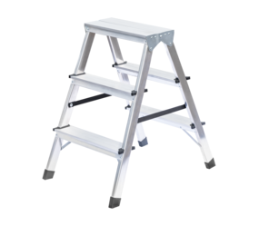 Household ladder, double-sided access, 2x3 steps | © MUNK GmbH