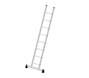 Straight ladder w. nivello stabiliser, 8 rungs | © MUNK GmbH