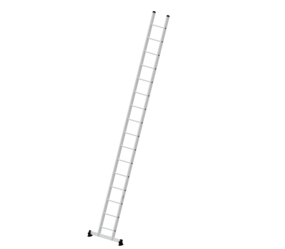 Straight ladder w. nivello stabiliser, 16 rungs | © MUNK GmbH