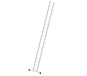 Straight ladder w. nivello stabiliser, 18 rungs | © MUNK GmbH