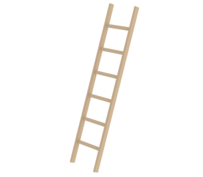 Straight ladder wood w/o stabiliser, 6 rungs | © MUNK GmbH