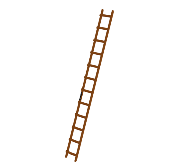 Roof ladder wood, 12 rungs | © MUNK GmbH