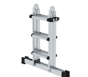 Telescopic ladder 4-sec. with stabiliser, 4x3 rgs | © MUNK GmbH