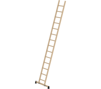 Echelle d'appui en bois avec traverse nivello® 14nombre de marches | © MUNK GmbH