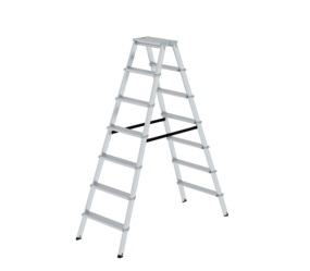 ML double-sided step ladder, 2-sided acc., 2x7 st | © MUNK GmbH