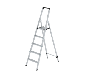 ML 2-sided step ladd. 1-sided acc.,anod.alu. 5 st. | © MUNK GmbH