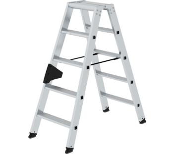 Stufen-Stehleiter beidseitig begehbar , 2x5 Stufen | © MUNK GmbH