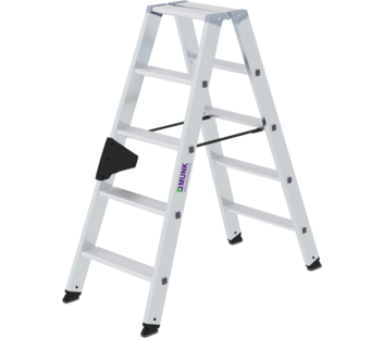 Double-sided step ladder, 2-sided access,2x5 steps | © MUNK GmbH