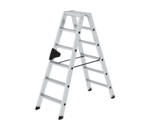 Double-sided step ladder, 2-sided access,2x6 steps | © MUNK GmbH