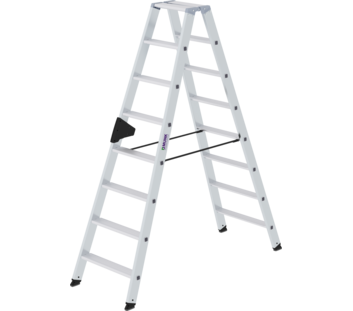 Double-sided step ladder, 2-sided access,2x8 steps | © MUNK GmbH