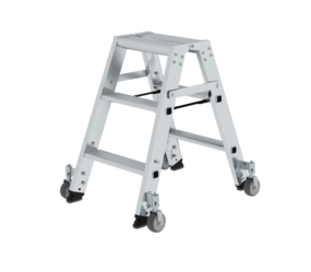 Double-sided ladder, 2-sided acc w.castors 2x3 st. | © MUNK GmbH
