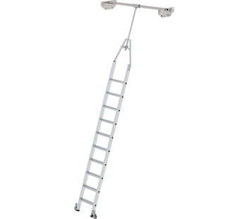 Shelf ladder rotating for double shelf, 10 steps | © MUNK GmbH