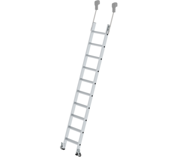 Step shelf ladder, mobile, 10 steps | © MUNK GmbH