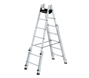 Aluminium Stehleiter, 2x7 Sprossen | © MUNK GmbH