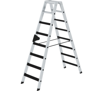 Double-sided ladder, 2-sid. acc.w.clip-step,2x8 st | © MUNK GmbH